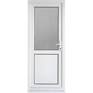 Porte PVC semi-vitrée — référence visuelle