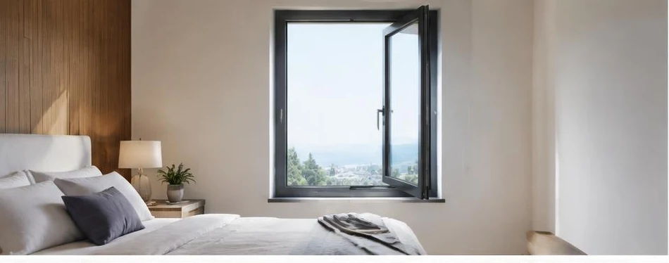 Fenêtre aluminium à la française — configuration contemporaine 03