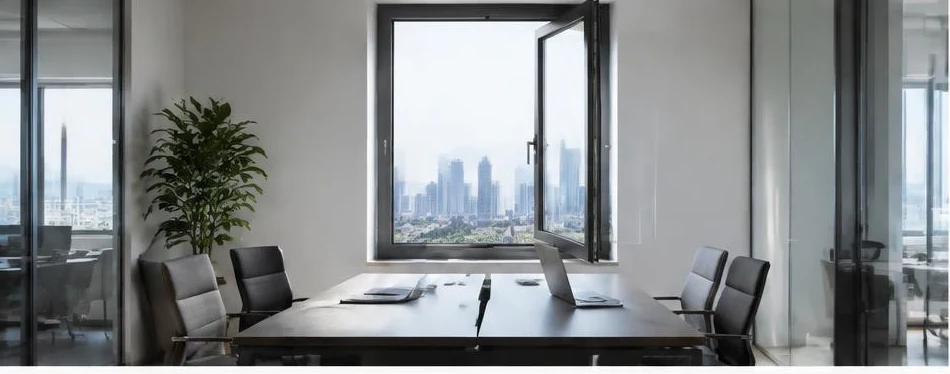 Fenêtre aluminium à la française — configuration contemporaine 05