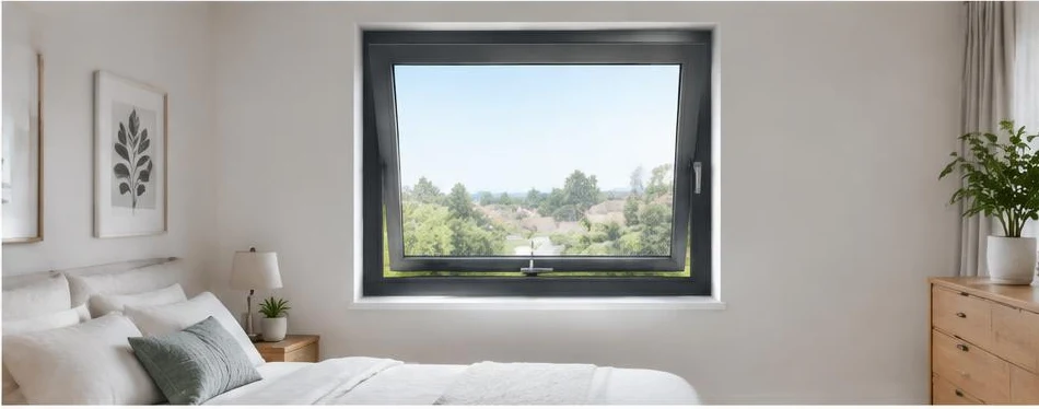 Fenêtre aluminium oscillo-battante — configuration contemporaine 04