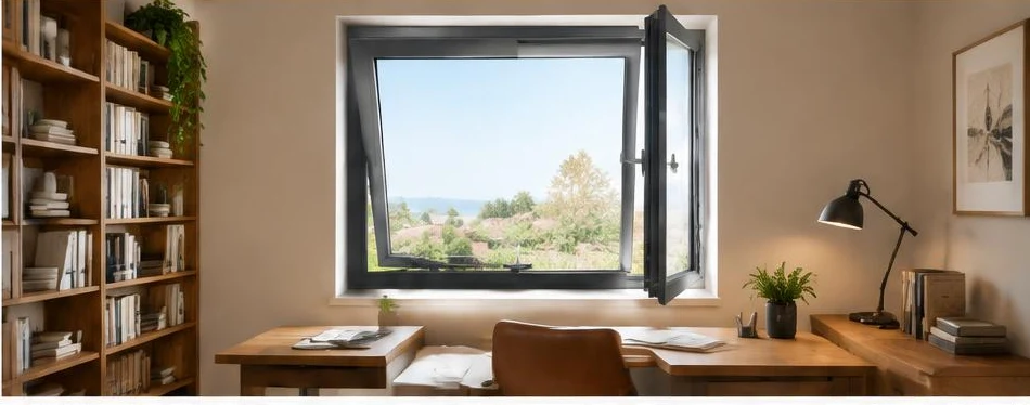 Fenêtre aluminium oscillo-battante — configuration contemporaine 06