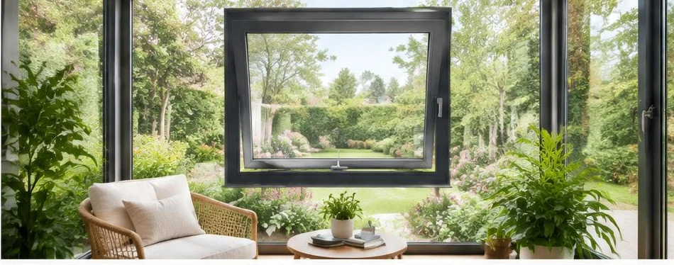 Fenêtre aluminium oscillo-battante — configuration contemporaine 08