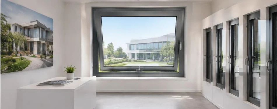 Fenêtre aluminium oscillo-battante — configuration contemporaine 10