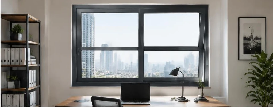 Fenêtre aluminium oscillo-coulissante — configuration contemporaine 02