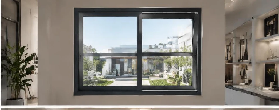 Fenêtre aluminium oscillo-coulissante — configuration contemporaine 08