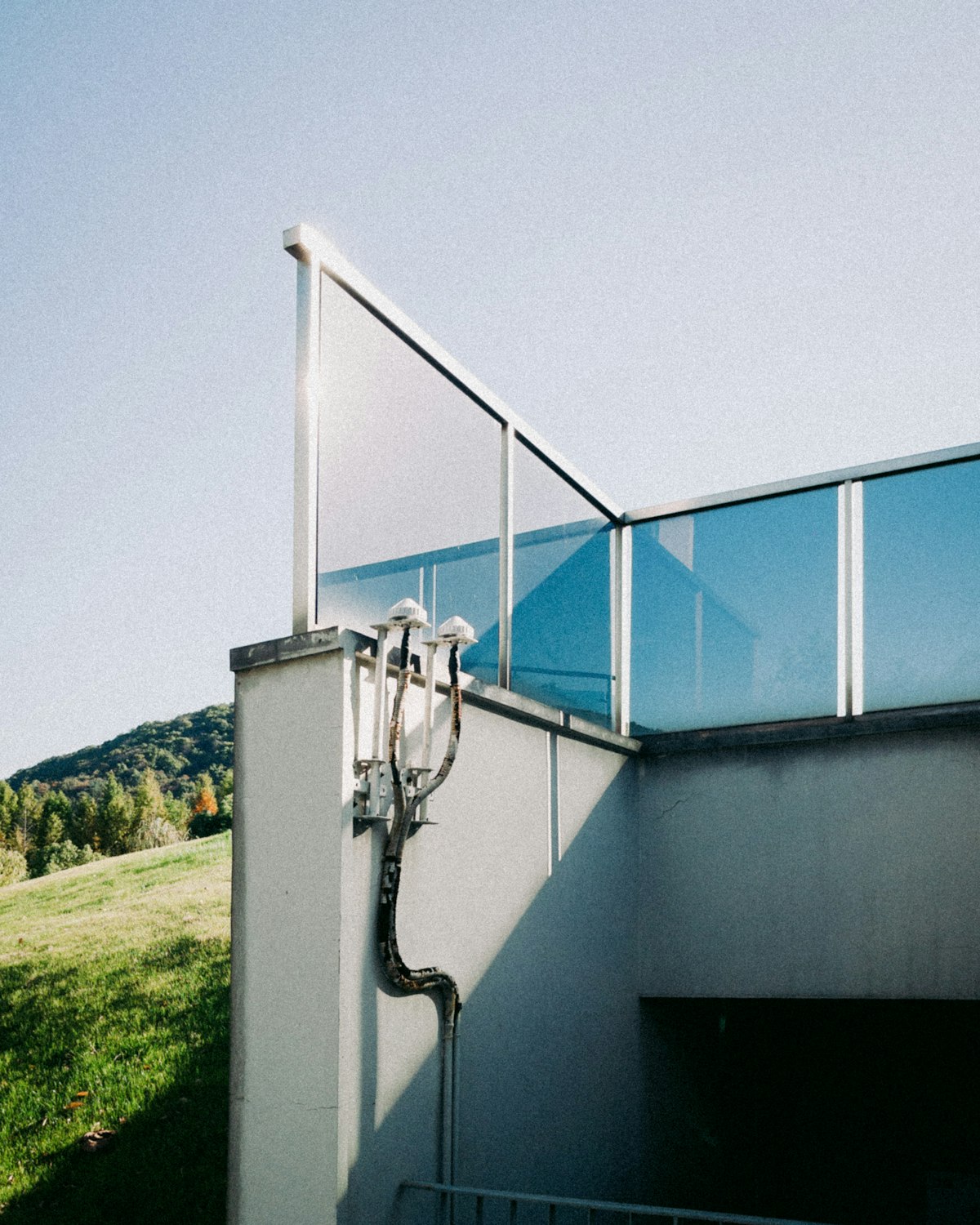 Fixation au sol — Garde-corps Escalier
