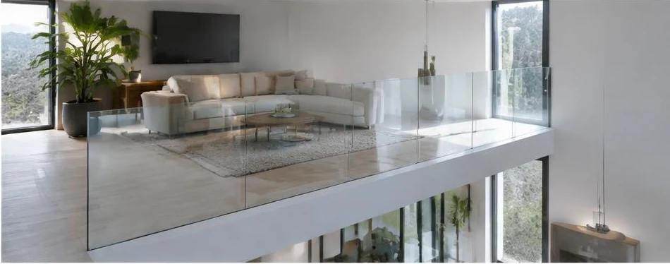 Garde-corps en verre encastré — configuration contemporaine 04