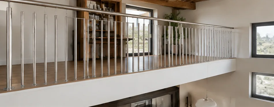 Balustrade 100 % inox — modèle 03
