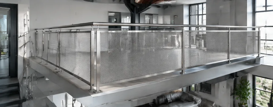 Balustrade 100 % inox — modèle 07