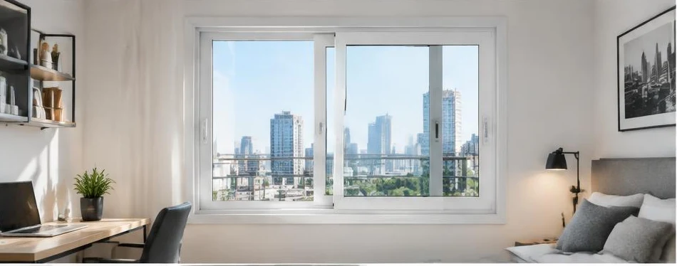 Fenêtre PVC coulissante — configuration contemporaine 03