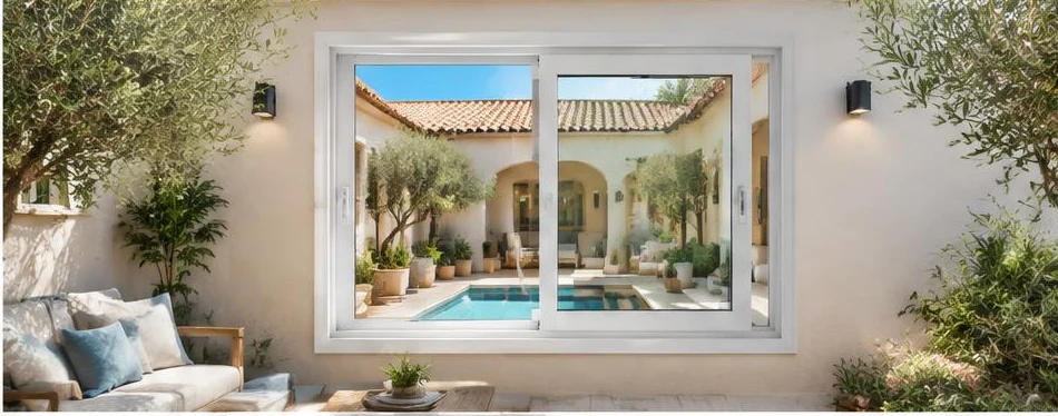 Fenêtre PVC coulissante — configuration contemporaine 04