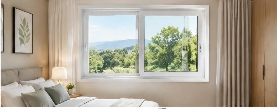 Fenêtre PVC coulissante — configuration contemporaine 06