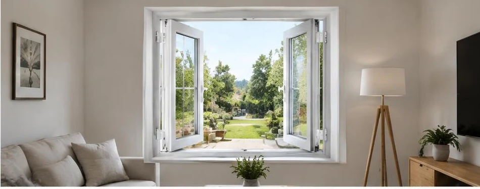 Fenêtre PVC à la française — configuration contemporaine 02