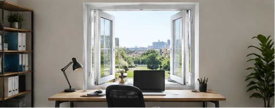 Fenêtre PVC à la française — configuration contemporaine 03
