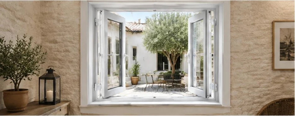 Fenêtre PVC à la française — configuration contemporaine 05