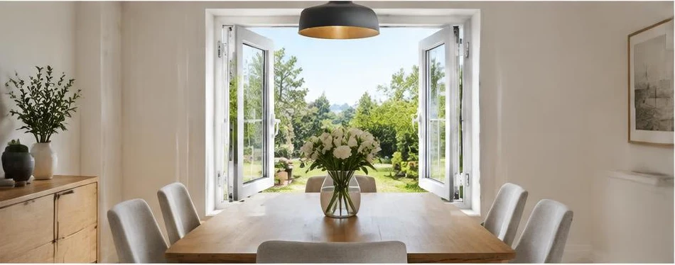 Fenêtre PVC à la française — configuration contemporaine 07