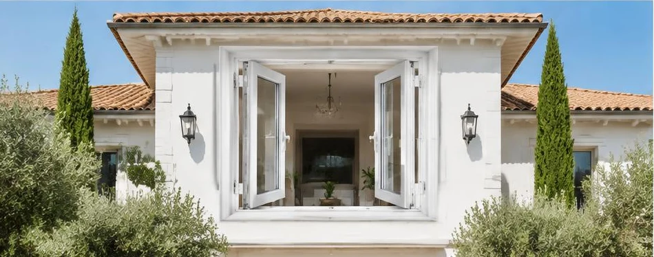 Fenêtre PVC à la française — configuration contemporaine 09