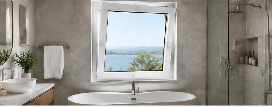 Fenêtre PVC oscillo-battante — configuration contemporaine 03