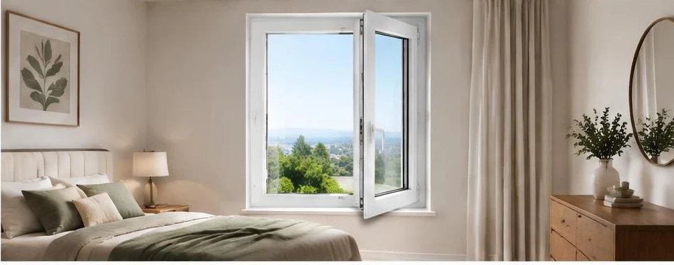 Fenêtre PVC oscillo-battante — configuration contemporaine 04