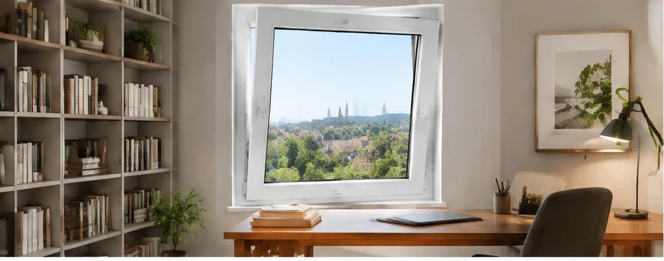 Fenêtre PVC oscillo-battante — configuration contemporaine 05