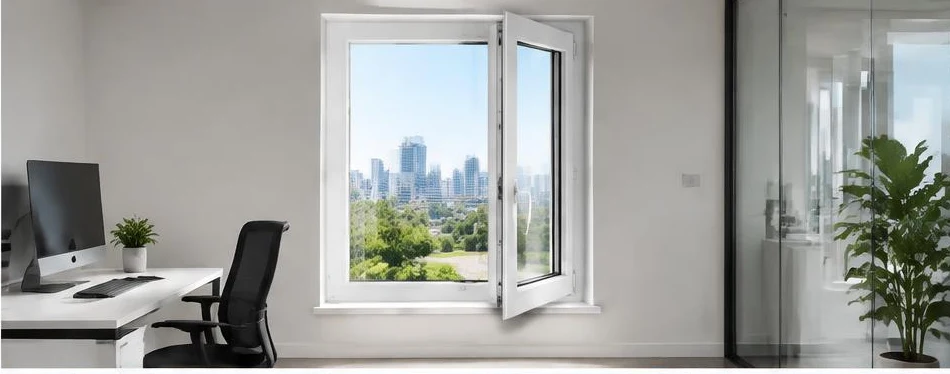 Fenêtre PVC oscillo-battante — configuration contemporaine 06