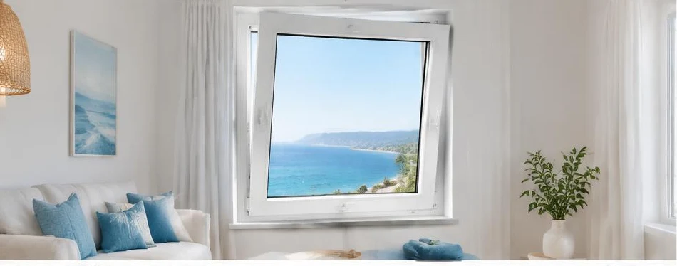 Fenêtre PVC oscillo-battante — configuration contemporaine 07