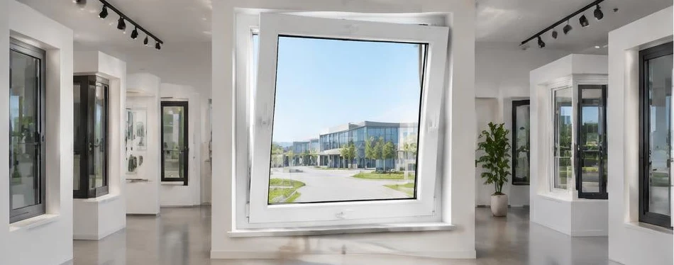 Fenêtre PVC oscillo-battante — configuration contemporaine 09