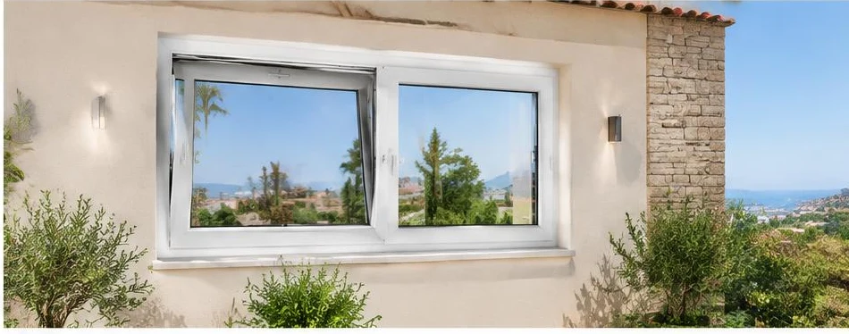 Fenêtre PVC oscillo-coulissante — configuration contemporaine 06