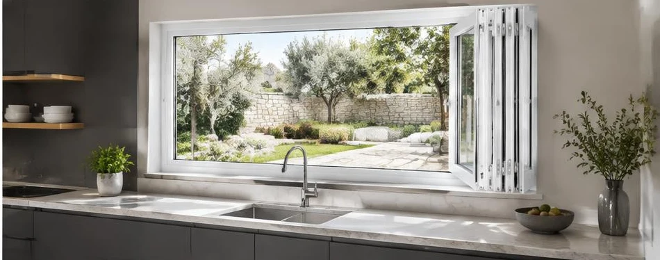 Fenêtre PVC pliable — configuration contemporaine 10