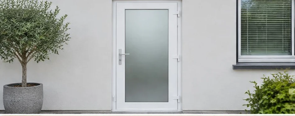 Porte PVC à la française — configuration contemporaine 05