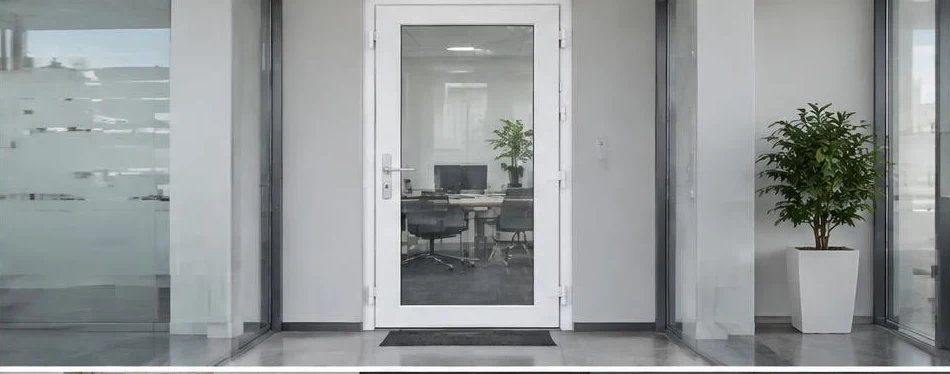 Porte PVC à la française — configuration contemporaine 08