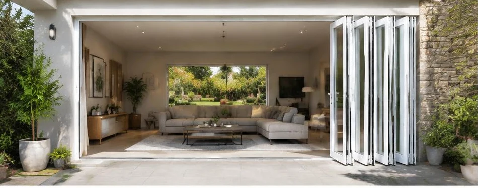 Porte PVC pliable — configuration contemporaine 01