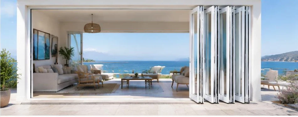 Porte PVC pliable — configuration contemporaine 02