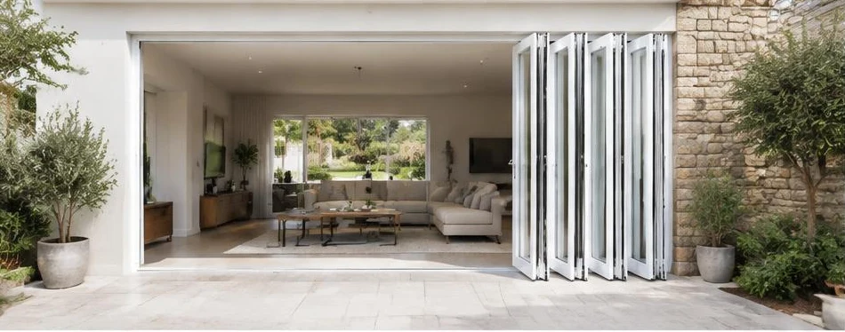 Porte PVC pliable — configuration contemporaine 03