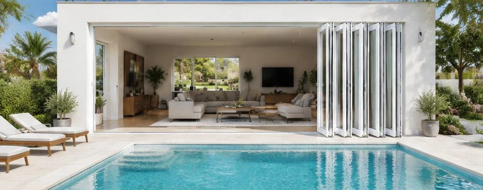 Porte PVC pliable — configuration contemporaine 05