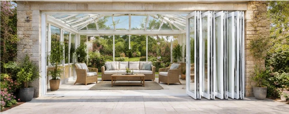 Porte PVC pliable — configuration contemporaine 08