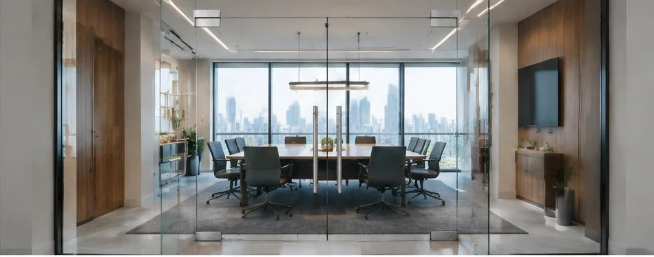 Porte Clarit en verre sans cadre — configuration contemporaine 06