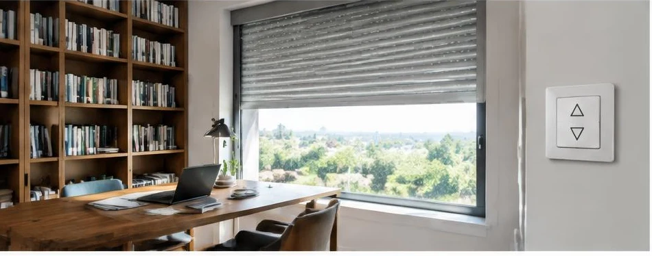 Commande de volet roulant par bouton poussoir — configuration contemporaine 05