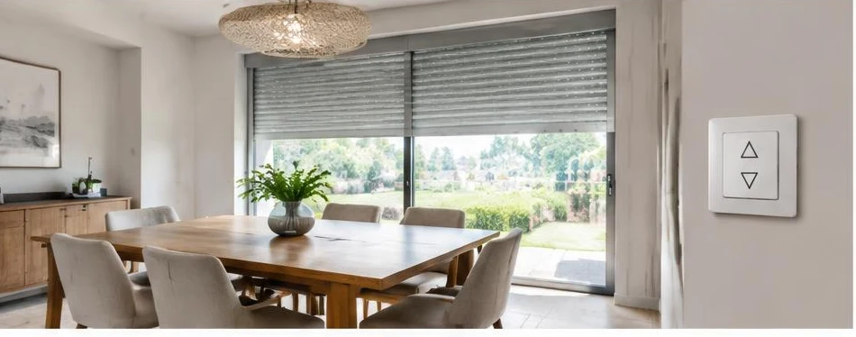 Commande de volet roulant par bouton poussoir — configuration contemporaine 07
