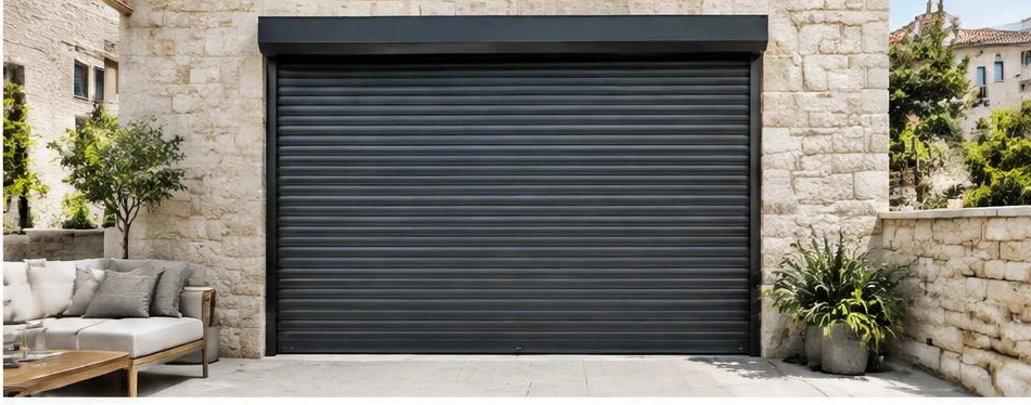 Volet roulant aluminium extrudé — configuration contemporaine 06